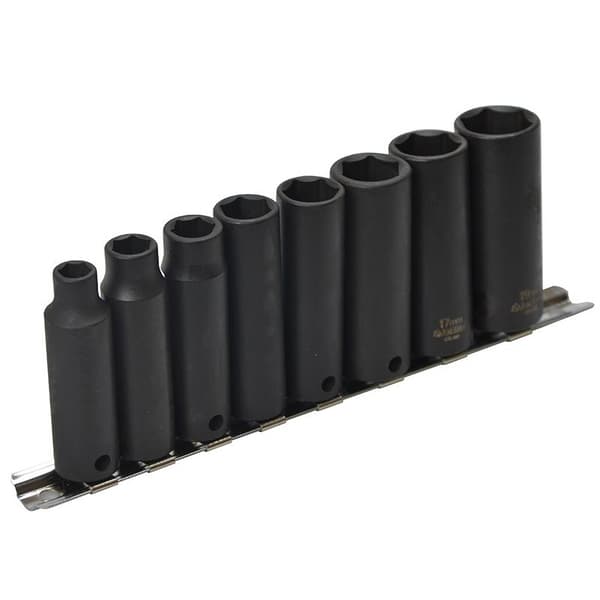 Teng 3/8in Drive 9386 Deep Impact Socket Set, 8 Piece
