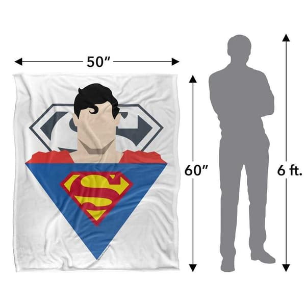Superman Simple Supes Soft Touch Blanket