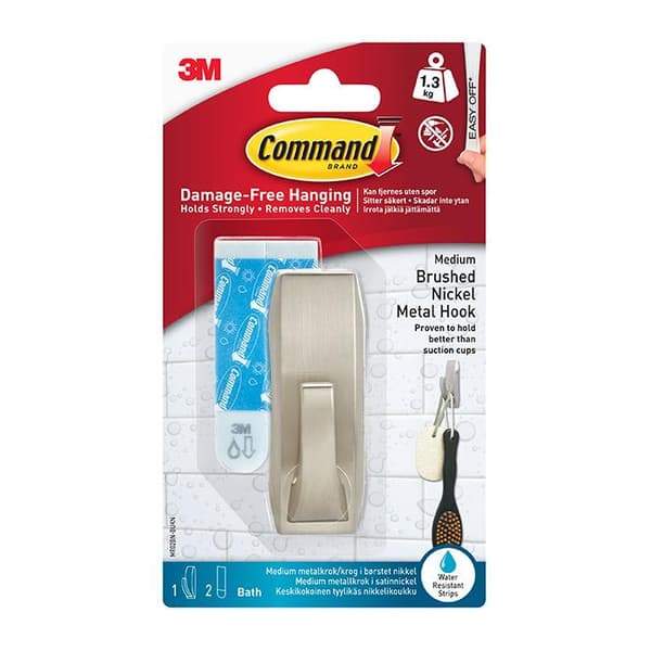 Command MR02BN-BUKN Metall Nickel Badrumskrok 1.3kg