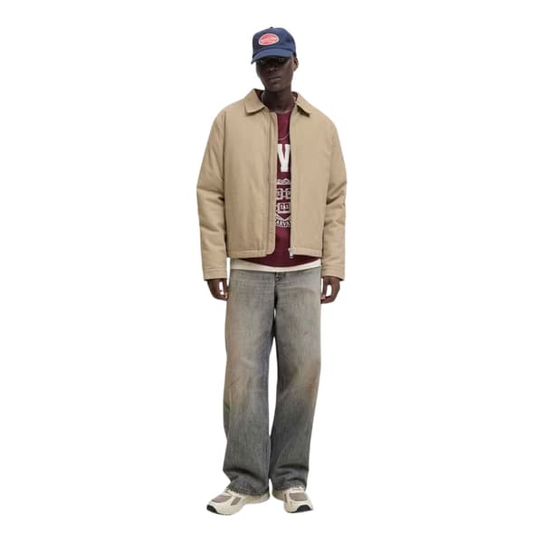 Jack And Jones Herr Enfärgad Bomullsjacka