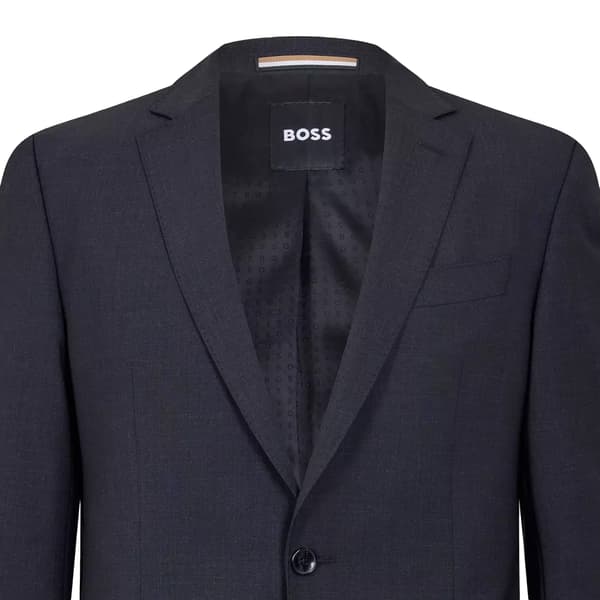 Boss Mens Lapel Single-Breasted Blazer