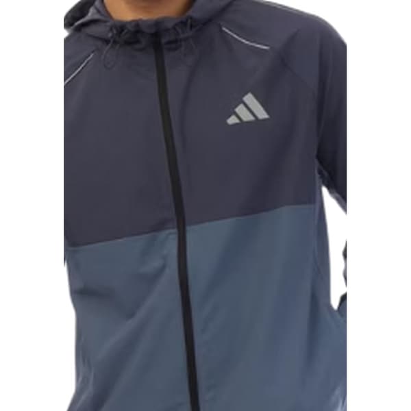 Adidas Herr Logotyp Climacool Vävd Jacka med Huva