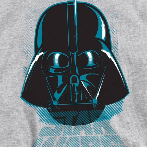 Star Wars Barn/Kids Darth Vader Distressed Heather Pullover Hoodie