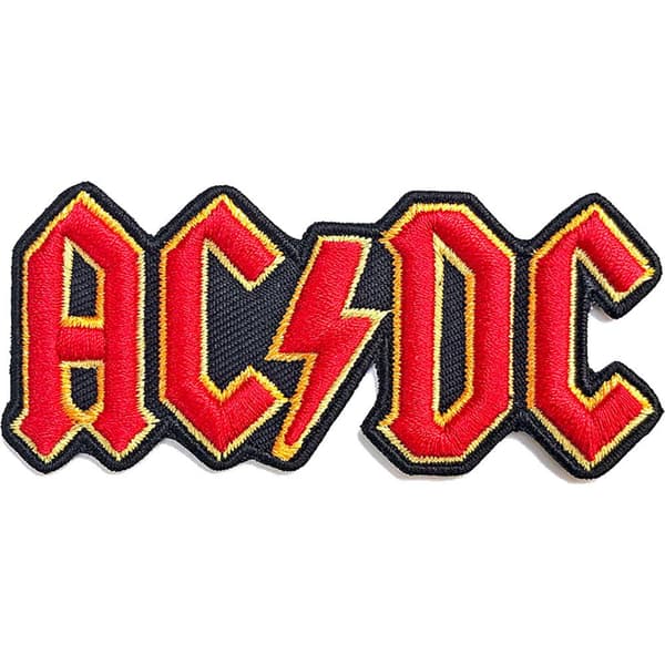 AC/DC Logo Cut Out Iron On Patch