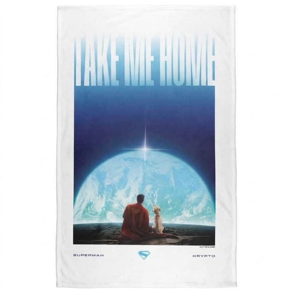 Superman Take Me Home Blanket