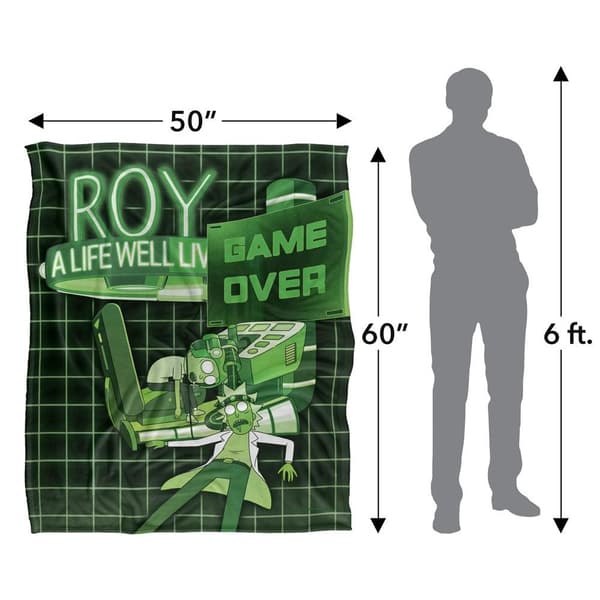 Rick And Morty Roy Blanket