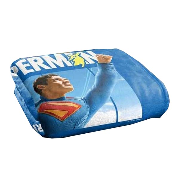Superman 2025 Comic Run Soft Touch Blanket