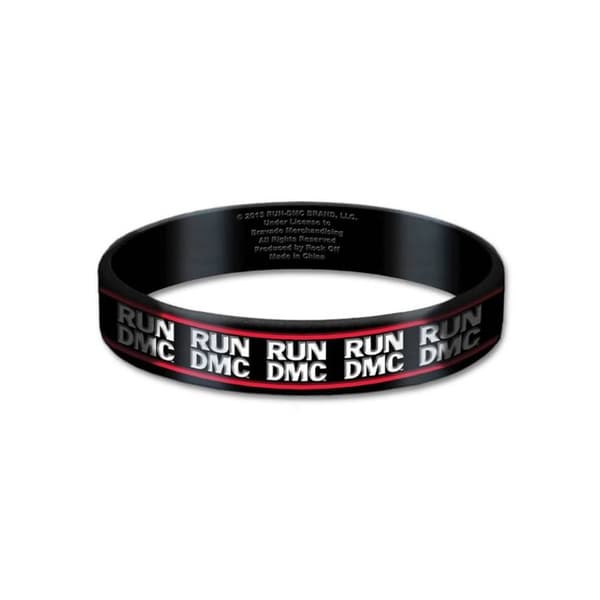Run DMC Logo Silicone Wristband
