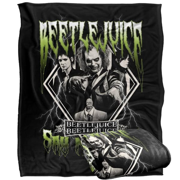 Beetlejuice Say My Name Group Shot Blanket