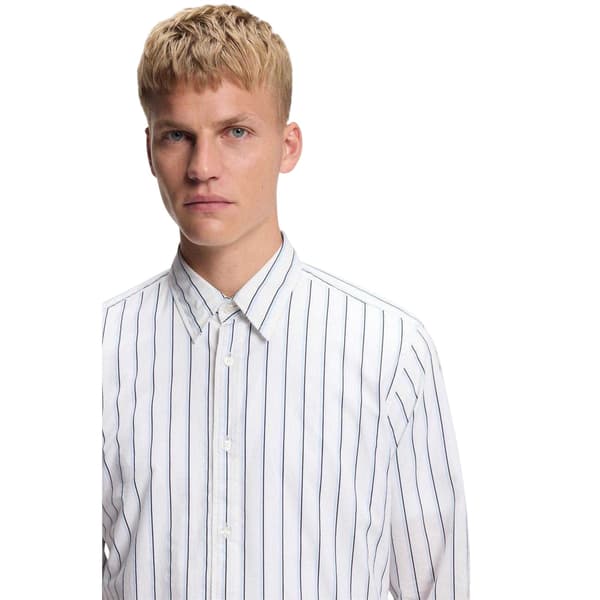 Boss Mens Striped Regular Shirt