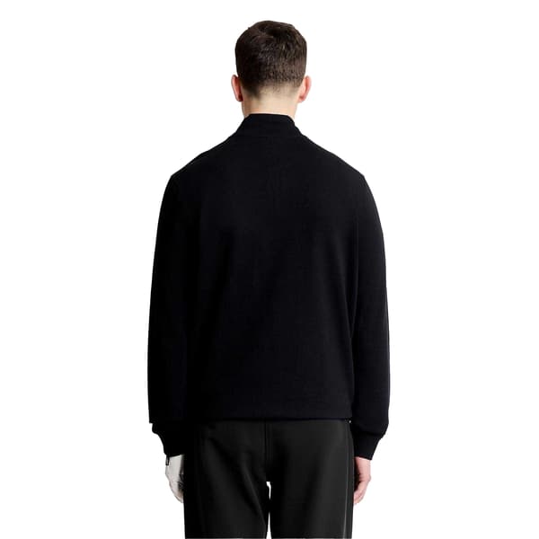 Lyle & Scott Mens Embroidered Logo Half Zip Golf Midlayer