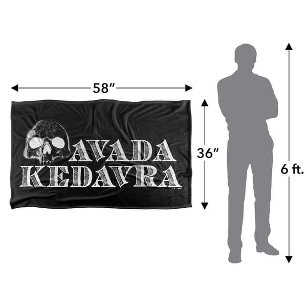 Harry Potter Avada Kedavra Soft Touch Blanket