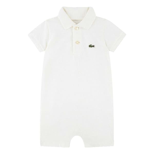 Lacoste Baby Core Embroidered Logo Romper