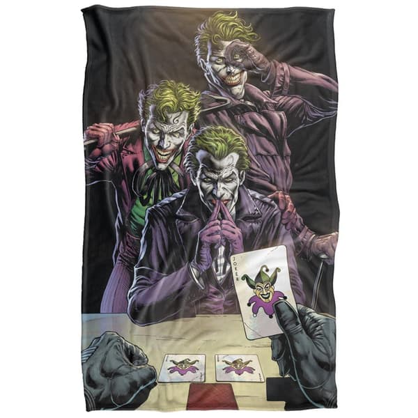 Batman Three Jokers Soft Touch Blanket