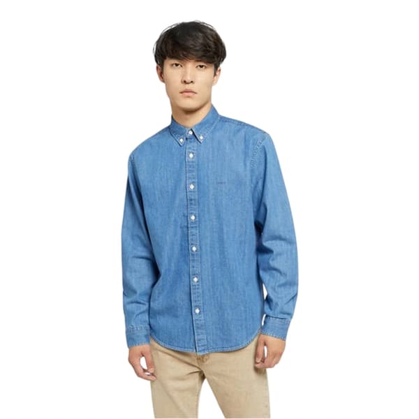 Levis Mens Authentic Denim Button-Down Shirt