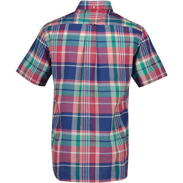 Gant Mens Patterned Short-Sleeved Shirt