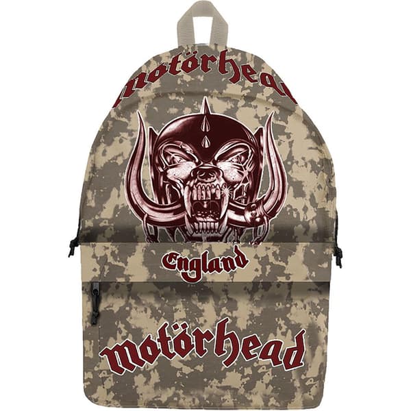 Motorhead England Vit Ryggsäck