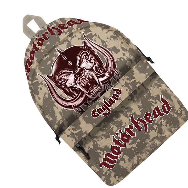 Motorhead England White Backpack