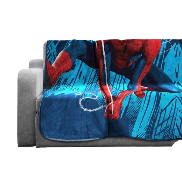 Spider-Man Plyschtryckt Pläd
