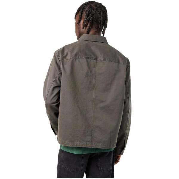 Calvin Klein Mens Logo Collared Overshirt