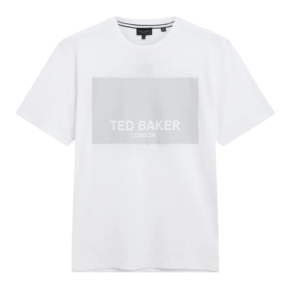 Ted Baker Mens Box Logo Regular T-Shirt