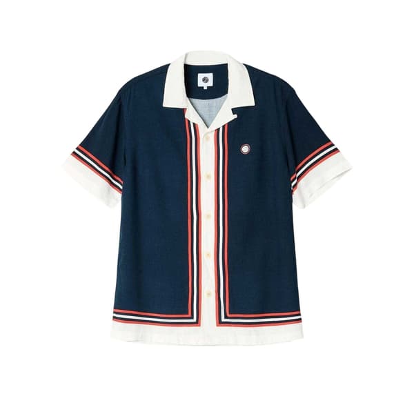 Pretty Green Herr Valencia CF Logotyp Regular Skjorta