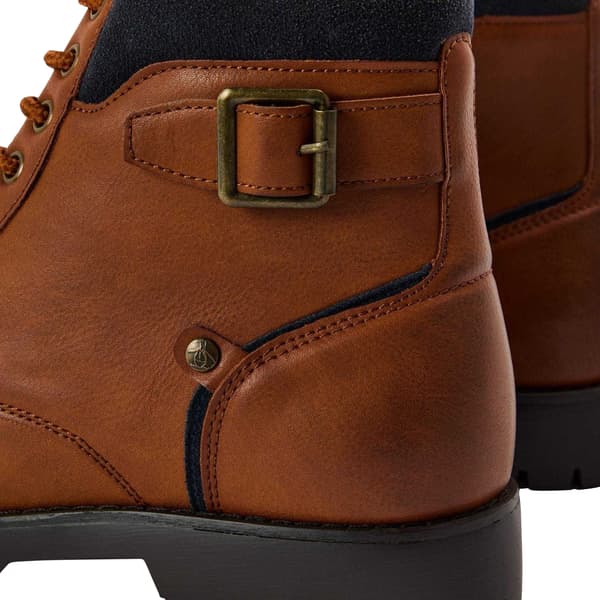 Original Penguin Mens Plain Leather Combat Boots