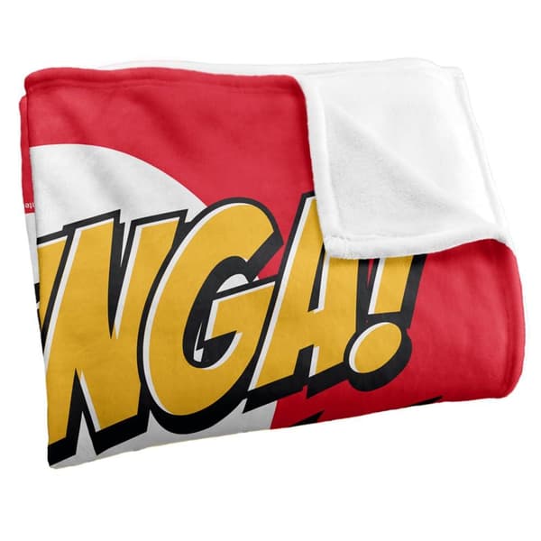 Big Bang Theory Bazinga! Soft Throw