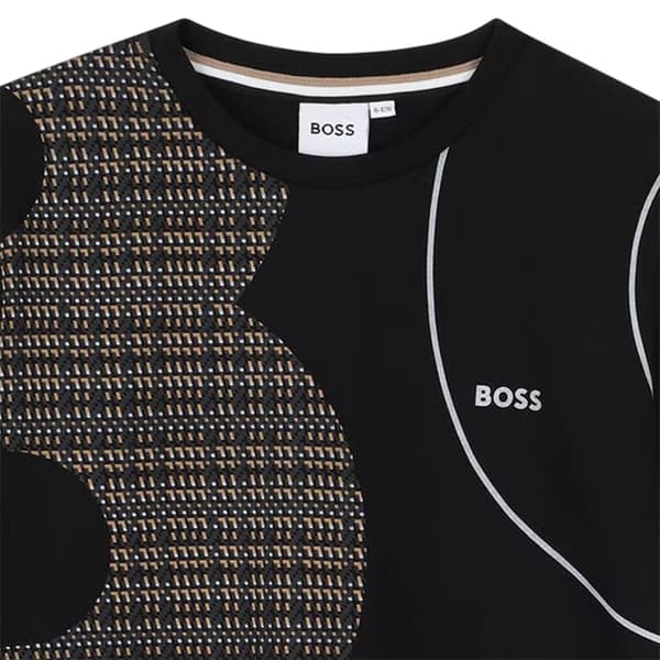 Boss Lasten Graafinen T-paita