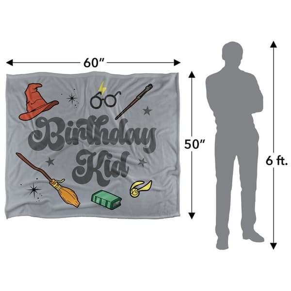 Harry Potter Birthday Kid Soft Touch Blanket