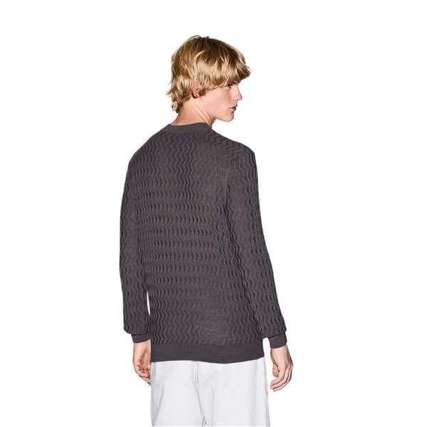 Armani Exchange Herrar Texturerad Stickad Tröja