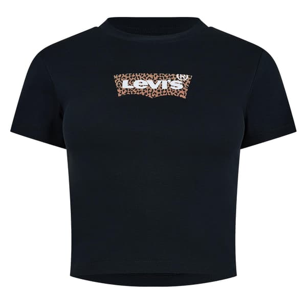 Levis Dam Leopardmönstrad Boxy T-shirt