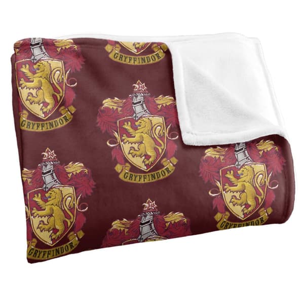 Harry Potter Gryffindor Repeat Print Blanket