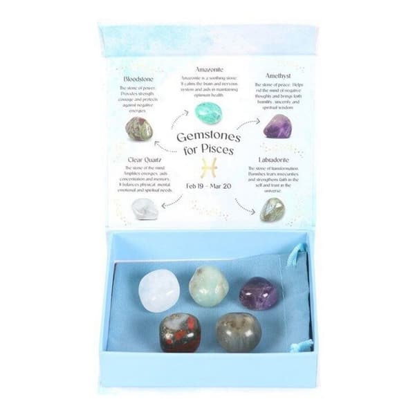 Something Different Pisces Tumbled Stone (Pack of 5)