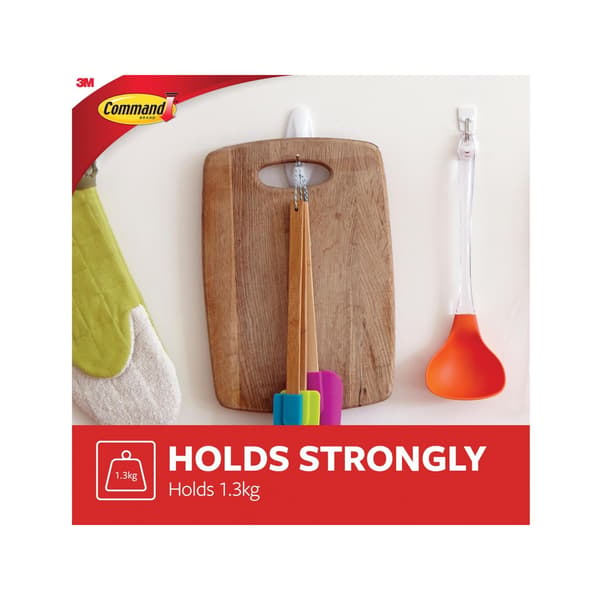 Command Medium Wire Hooks (pakke 2)