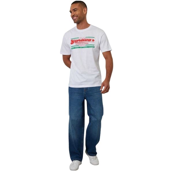 Threadbare Mens Pizza Knitted T-Shirt