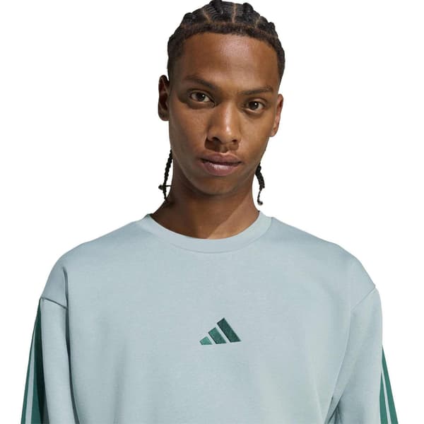 Adidas Herr 3 ränder fleecetröja