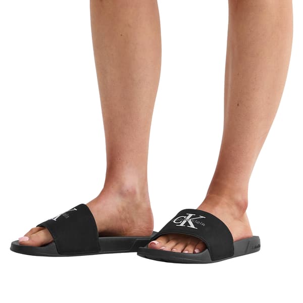 Calvin Klein Dam Broderad Logotyp Sliders