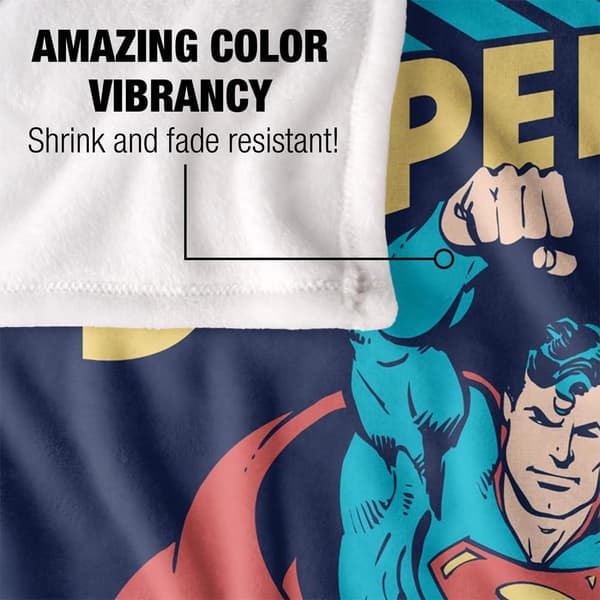 Superman Superhero Soft Touch Blanket