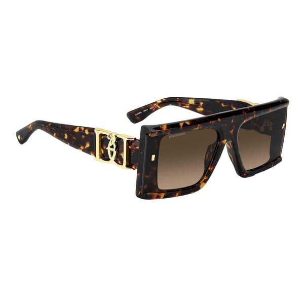 DSquared2 Womens/Ladies Flat Top Rectangular Sunglasses