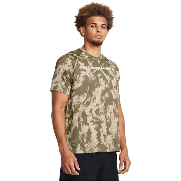 Under Armour Mens Camo Technical Regular T-Shirt