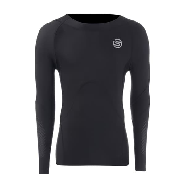 Skins Mens Crew Neck Long-Sleeved Base Layer Top