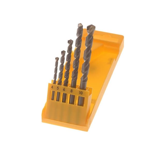 Dewalt Power Tools Masonry Drill Set. 5 Piece