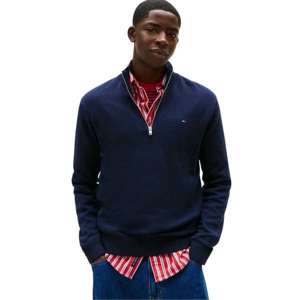 Tommy Jeans Herr Essential Quarter Zip Tröja