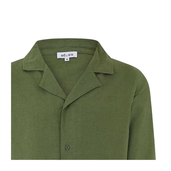 Belier Mens Plain Long-Sleeved Shirt