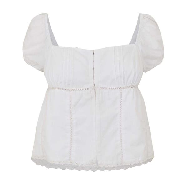 Jack Wills Dam Broderad Topp
