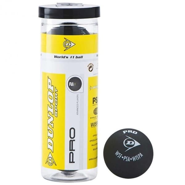 Dunlop Squashbollar (3-pack)