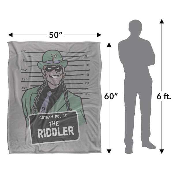 Batman Line Up Riddler Blanket