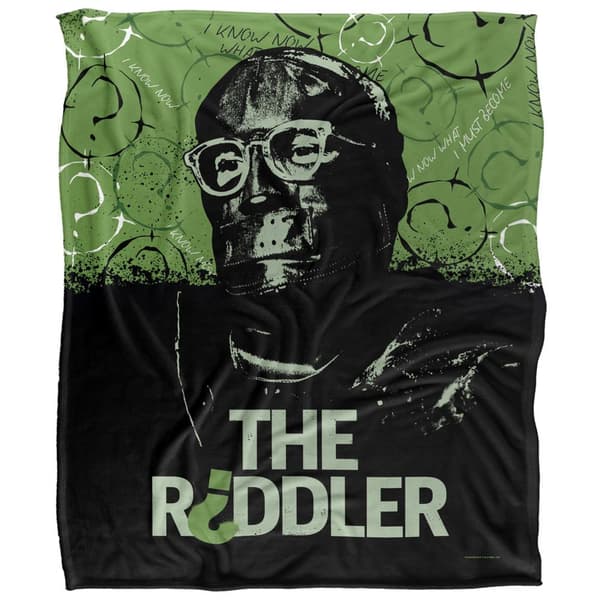The Batman Riddler Blanket