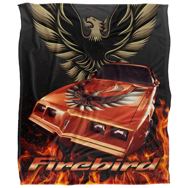 Pontiac Firebird Flames Blanket
